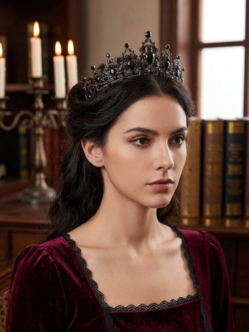 Crowns and Gold Tiaras for Women, Queen Crystal Tiaras